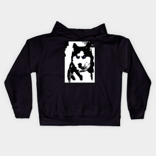 Siberian Husky Kids Hoodie